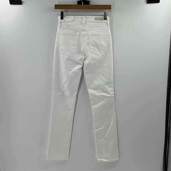 AG Adriano Goldschmied Mari High Rise Slim Straight Jeans - White - 23 - NWT - Picture 8 of 8